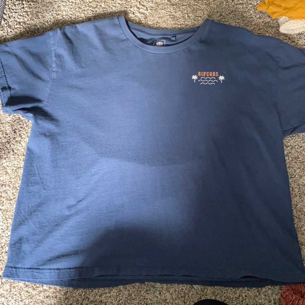 Navy blue rip curl t shirt